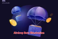 Airdrop Bots Illustration