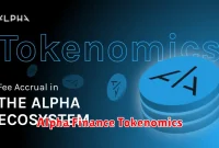 Alpha Finance Tokenomics