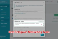 Best Telegram Marketing Tools