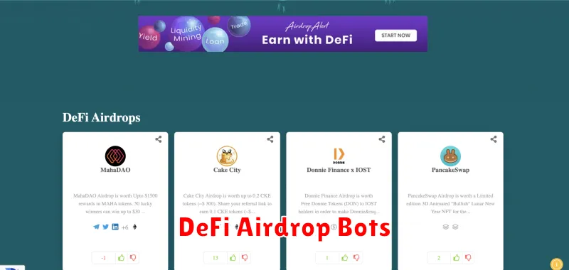 DeFi Airdrop Bots