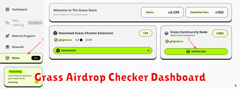 Grass Airdrop Checker Dashboard