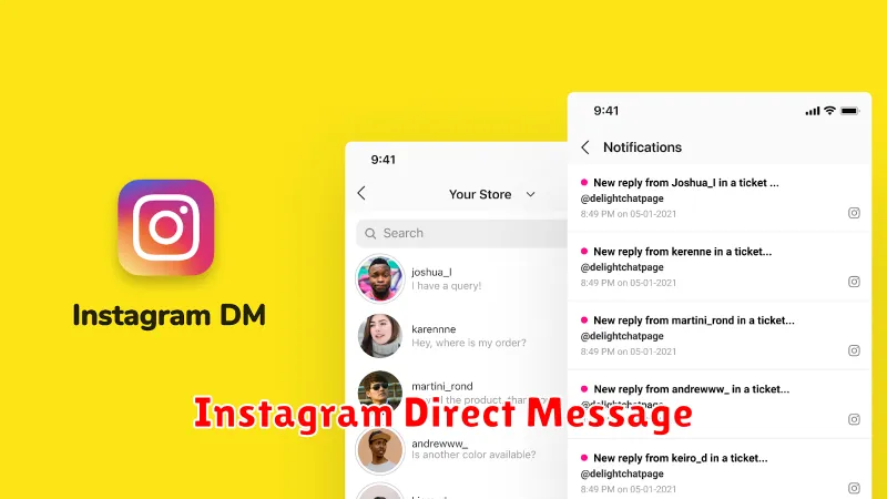 Instagram Direct Message