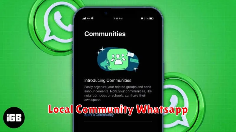 Local Community Whatsapp