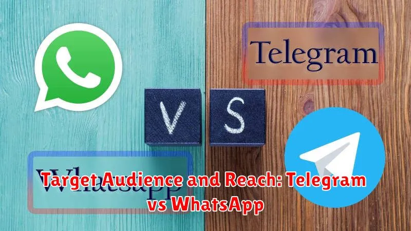 Target Audience and Reach: Telegram vs WhatsApp