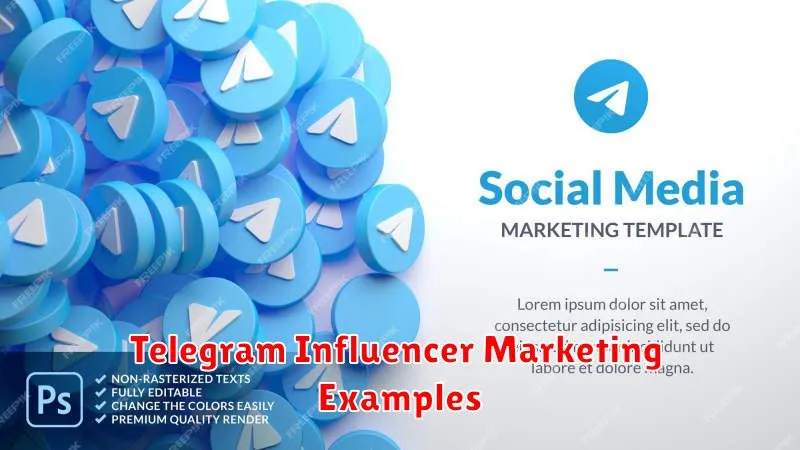 Telegram Influencer Marketing Examples