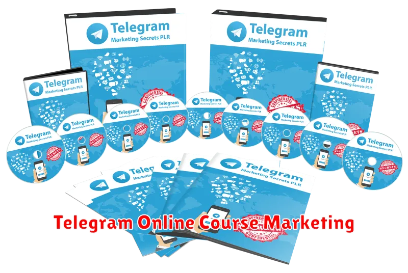 Telegram Online Course Marketing