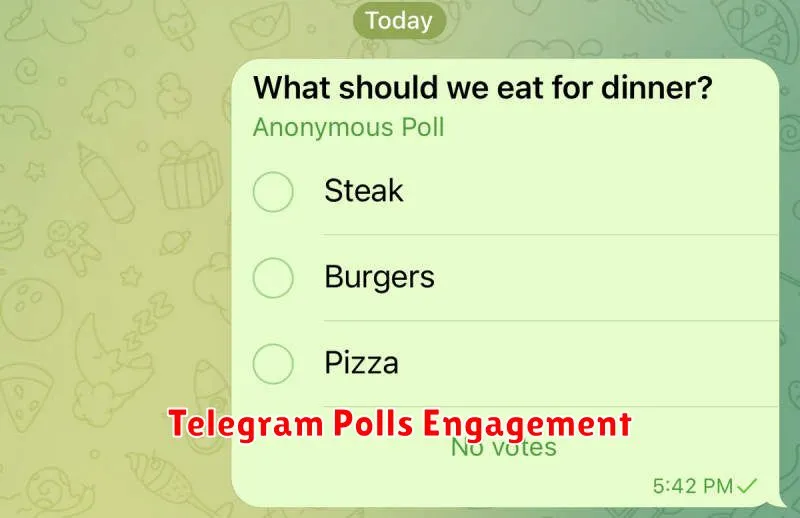 Telegram Polls Engagement