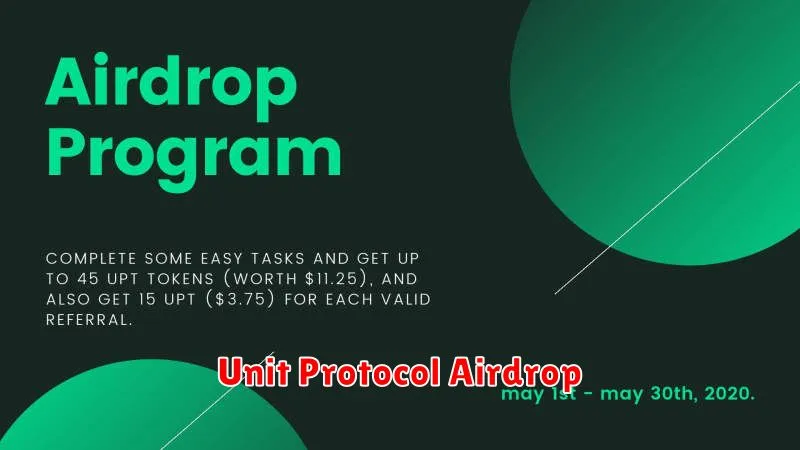 Unit Protocol Airdrop